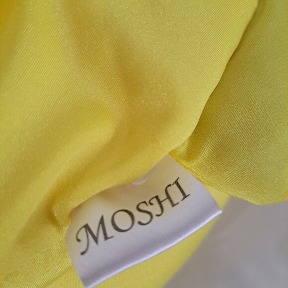 Yellow Moshi Plush Duck Toy With Blue Hat Beanbag Microbead Stuffed Animal - Picture 2 of 12